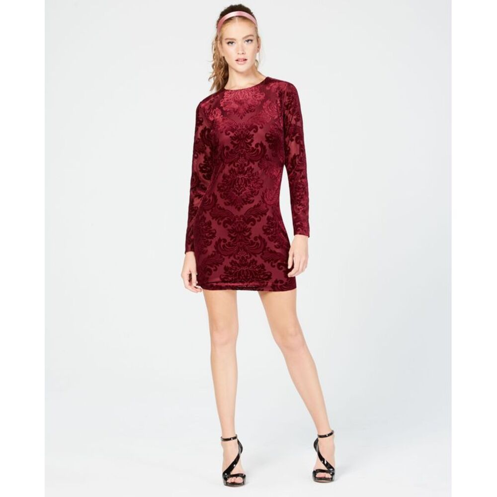 B Darlin Juniors Velvet Bodycon Dress